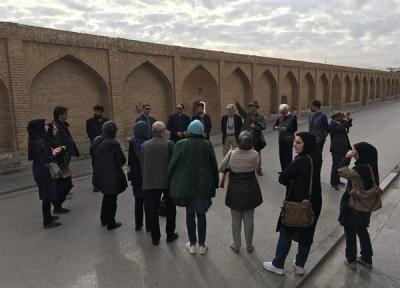 مرمتگران ایسکارسا از بناهای تاریخی اصفهان بازدید کردند