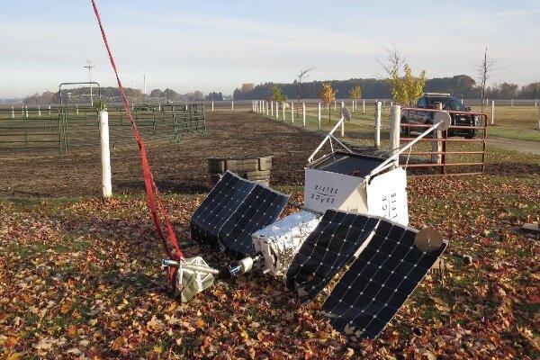 پروژه سلفی فضایی سامسونگ در یک مزرعه سقوط کرد