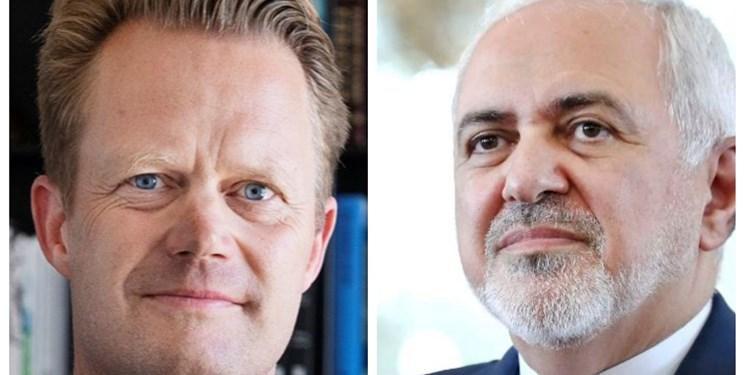 گفتگوی تلفنی وزیر خارجه دانمارک با ظریف