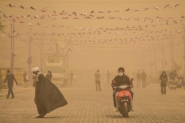 آلودگی هوا در غرب خوزستان به مرحله خطرناک رسید
